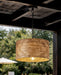 Canarm - IPL2272B01NA - One Light Pendant - Ruppia - Natural + Black