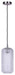 Canarm - IPL1250A01BN-CR - One Light Pendant - Malek - Brushed Nickel