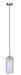 Canarm - IPL1250A01BN-CR - One Light Pendant - Malek - Brushed Nickel