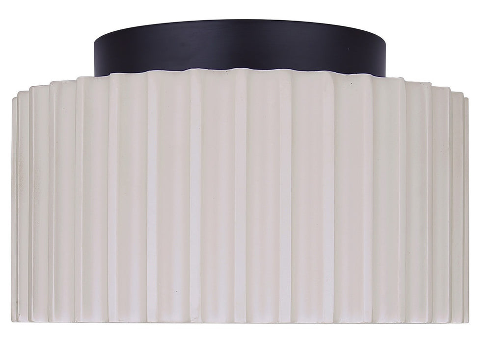 Canarm - LFM339A11SRB - LED Flush Mount - Tavi - Matte Black And Stone