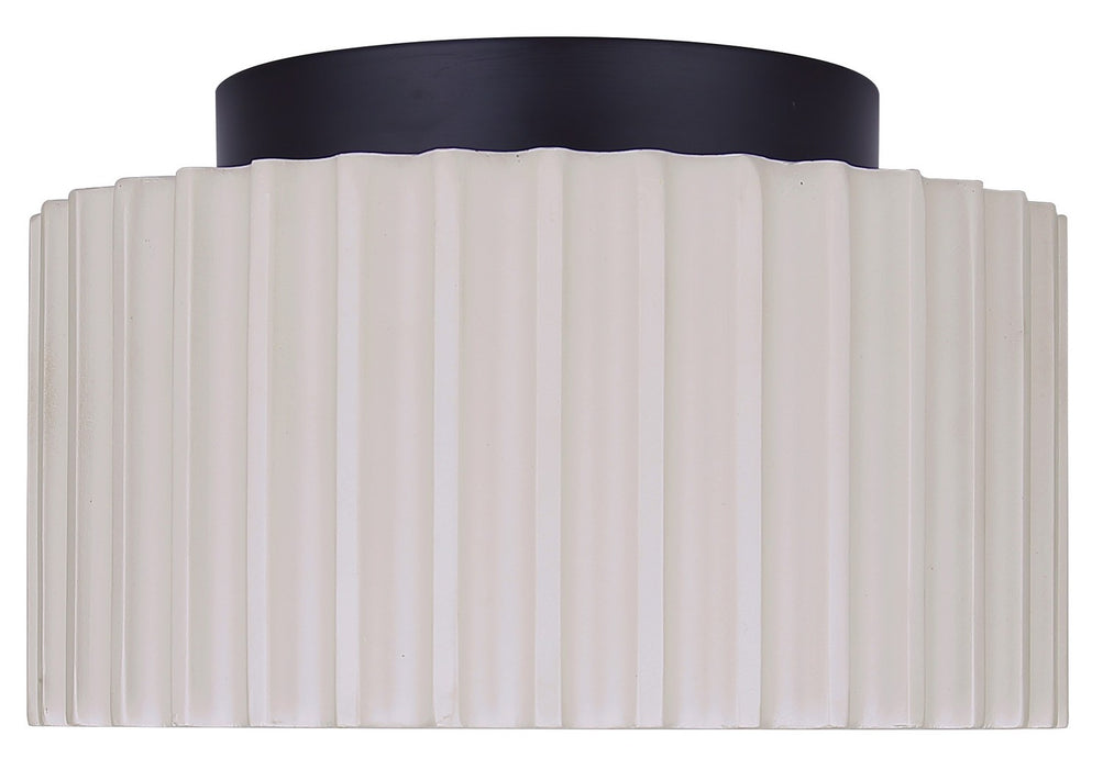 Canarm - LFM339A11SRB - LED Flush Mount - Tavi - Matte Black And Stone