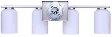 Canarm - IVL1241A04BN - Four Light Vanity - Bram - Brushed Nickel