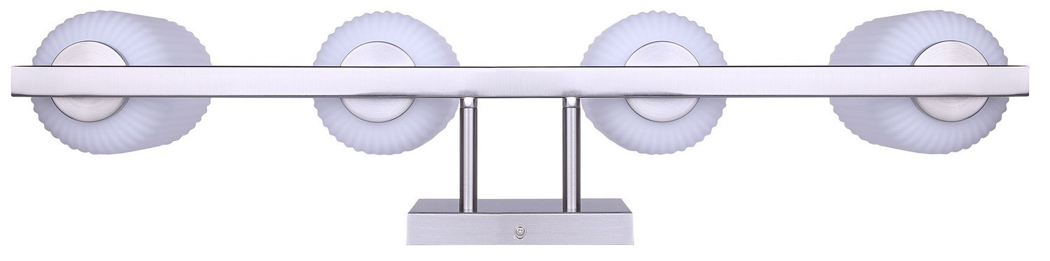 Canarm - IVL1241A04BN - Four Light Vanity - Bram - Brushed Nickel