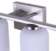 Canarm - IVL1241A04BN - Four Light Vanity - Bram - Brushed Nickel