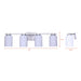 Canarm - IVL1241A04BN - Four Light Vanity - Bram - Brushed Nickel