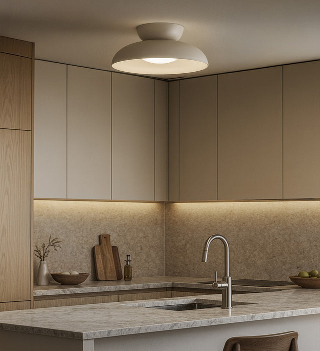 Canarm - LFM341A16ST - LED Flush Mount - Orrin - Stone