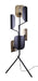Canarm - IFL2280B67BKG - Six Light Floor Lamp - Zyric - Matte Black & Painted Gold