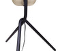 Canarm - IFL2280B67BKG - Six Light Floor Lamp - Zyric - Matte Black & Painted Gold