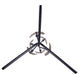 Canarm - IFL2280B67BKG - Six Light Floor Lamp - Zyric - Matte Black & Painted Gold