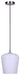 Canarm - IPL1249A01BN-OR - One Light Pendant - Leandro - Brushed Nickel