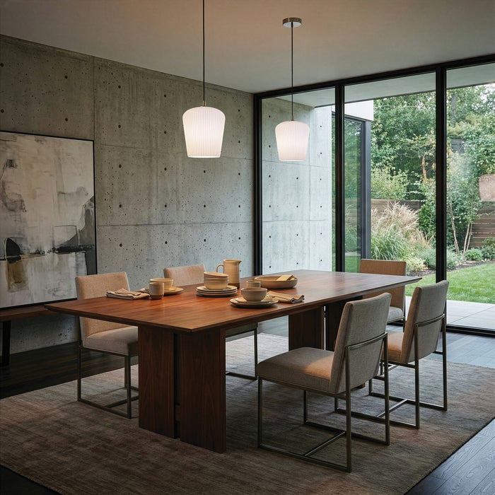 Canarm - IPL1249A01BN-OR - One Light Pendant - Leandro - Brushed Nickel