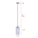 Canarm - IPL1250A01GD-SR - One Light Pendant - Malek - Gold