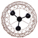 Canarm - IPL2269B03BK20 - Three Light Pendant - Hora-Marron - Matte Black + Rope