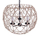 Canarm - IPL2269B03BK20 - Three Light Pendant - Hora-Marron - Matte Black + Rope