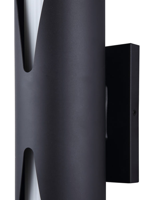 Canarm - IOL780BK - Two Light Outdoor Wall Lantern - Dylan - Sand Black