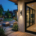 Canarm - IOL780BK - Two Light Outdoor Wall Lantern - Dylan - Sand Black