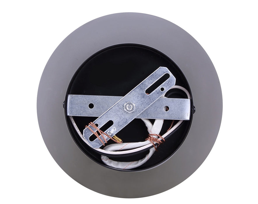 Canarm - ISF729B01BK-GY - One Light Semi-Flushmount - Jack - Matte Black