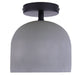 Canarm - ISF729B01BK-GY - One Light Semi-Flushmount - Jack - Matte Black