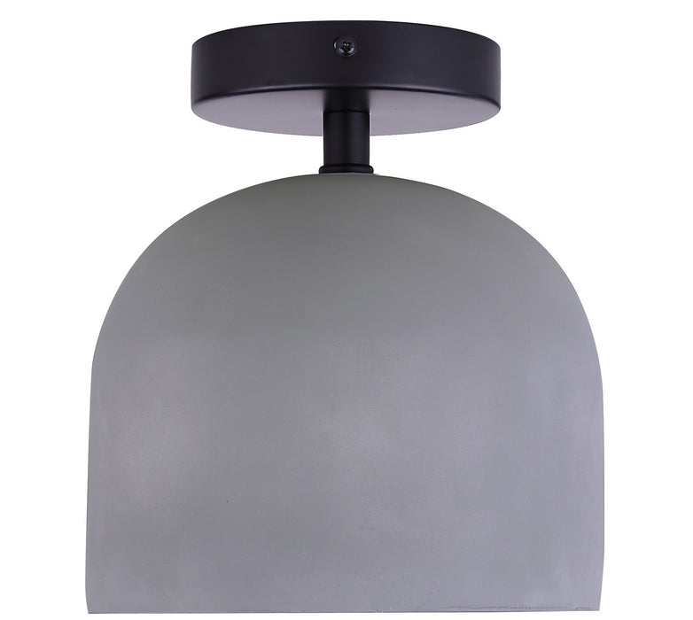 Canarm - ISF729B01BK-GY - One Light Semi-Flushmount - Jack - Matte Black
