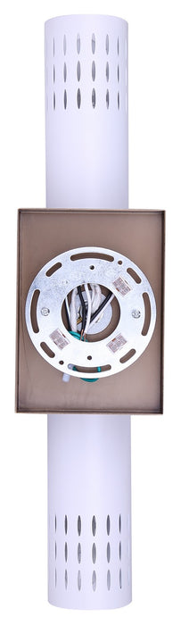 Canarm - IWF2247B02GDW - Two Light Wall Fixture - Gracie - Gold + Matte White