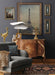 Canarm - IPL2246B01WA - One Light Pendant - Ravi - White Distress & Antique Brass