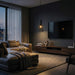 Canarm - IPL1238A01BK24 - One Light Pendant - Elim - Matte Black