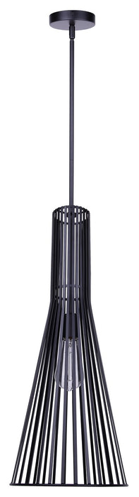 Canarm - IPL1238A01BK24 - One Light Pendant - Elim - Matte Black