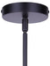Canarm - IPL1238A01BK24 - One Light Pendant - Elim - Matte Black