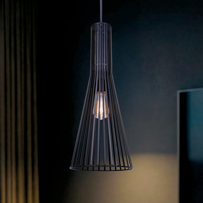 Canarm - IPL1238A01BK24 - One Light Pendant - Elim - Matte Black