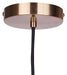 Canarm - IPL1249A01GD-OR - One Light Pendant - Leandro - Gold