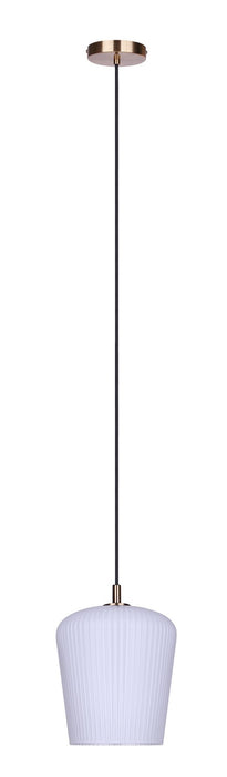 Canarm - IPL1249A01GD-OR - One Light Pendant - Leandro - Gold