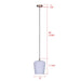 Canarm - IPL1249A01GD-OR - One Light Pendant - Leandro - Gold