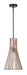 Canarm - IPL1238A01BKB - One Light Pendant - Elim - Matte Black + Brushed Brown