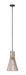 Canarm - IPL1238A01BKB - One Light Pendant - Elim - Matte Black + Brushed Brown