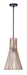 Canarm - IPL1238A01BKB - One Light Pendant - Elim - Matte Black + Brushed Brown