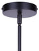 Canarm - IPL1238A01BKB - One Light Pendant - Elim - Matte Black + Brushed Brown