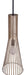 Canarm - IPL1238A01BKB24 - One Light Pendant - Elim - Matte Black And Brushed Brown
