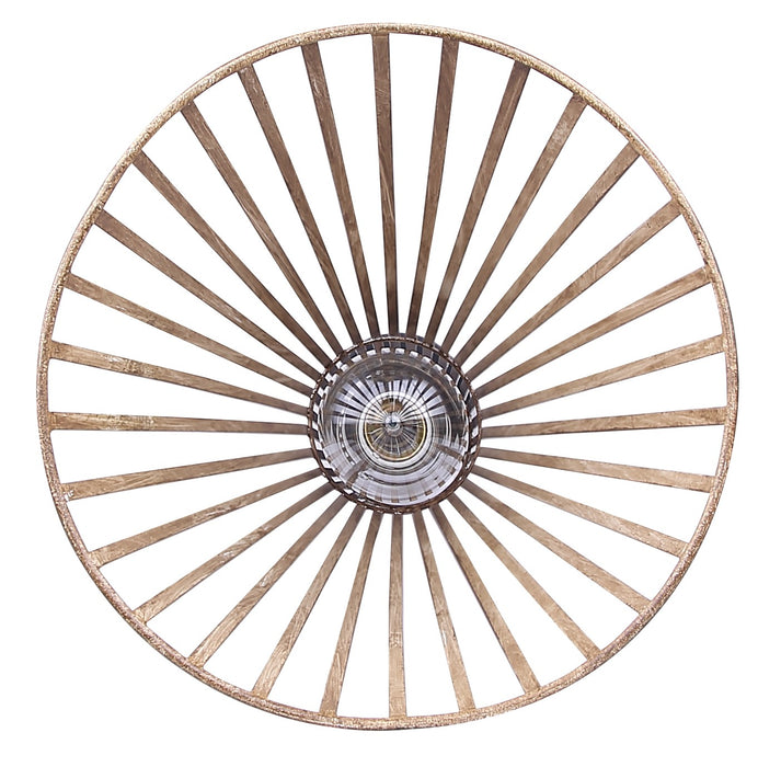 Canarm - IPL1238A01BKB24 - One Light Pendant - Elim - Matte Black And Brushed Brown