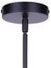 Canarm - IPL1238A01BKB24 - One Light Pendant - Elim - Matte Black And Brushed Brown