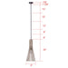Canarm - IPL1238A01BKB24 - One Light Pendant - Elim - Matte Black And Brushed Brown