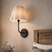 Canarm - IWF1239A01BK - One Light Wall Sconce - Iris - Matte Black