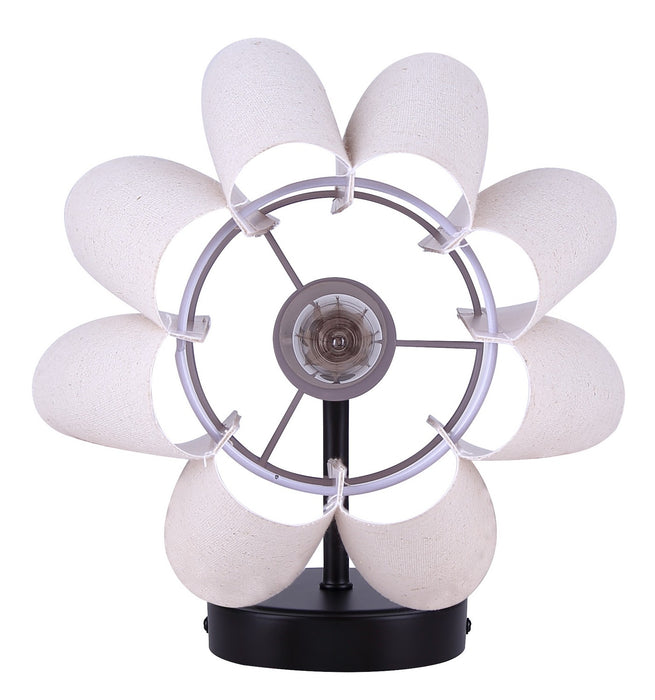 Canarm - IWF1239A01BK - One Light Wall Sconce - Iris - Matte Black