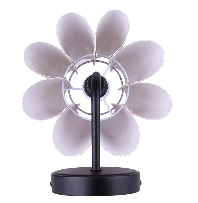 Canarm - IWF1239A01BK - One Light Wall Sconce - Iris - Matte Black