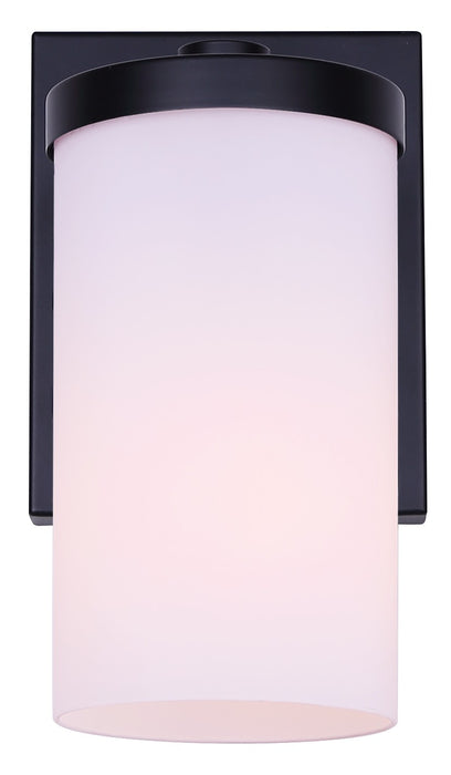 Canarm - IVL1234A01BK-FO - One Light Wall Sconce - Britton - Matte Black