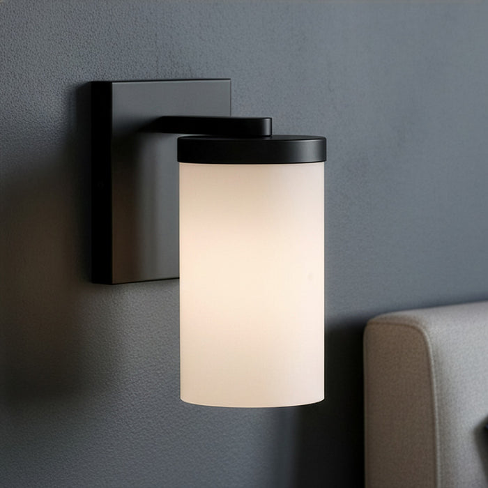Canarm - IVL1234A01BK-FO - One Light Wall Sconce - Britton - Matte Black