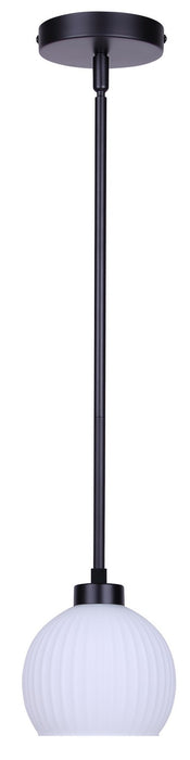 Canarm - IPL2257B01BK - One Light Pendant - Nella - Matte Black