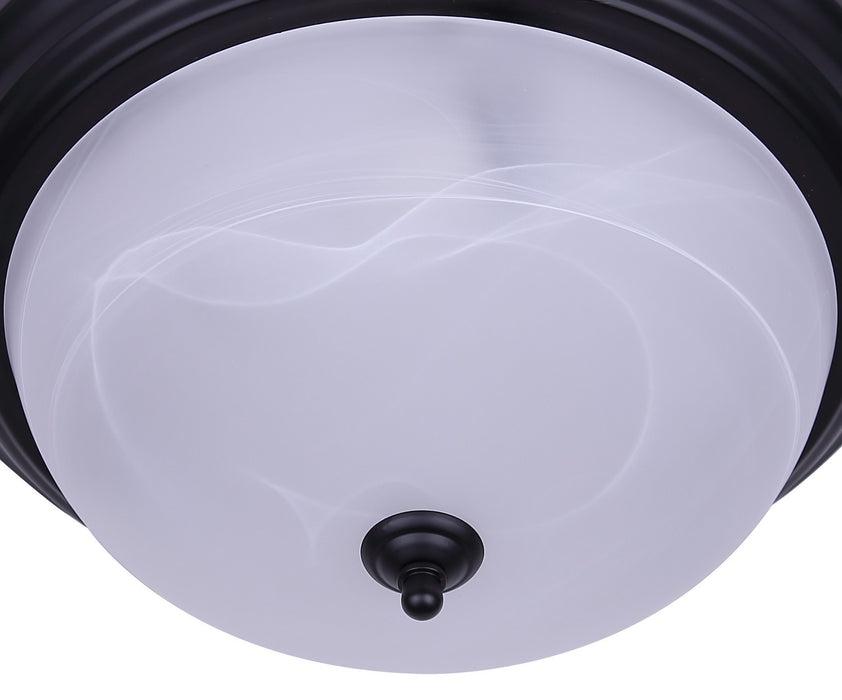 Canarm - IFM415MBK - Three Light Flush Mount - 41 Series - Matte Black