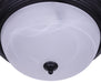 Canarm - IFM415MBK - Three Light Flush Mount - 41 Series - Matte Black