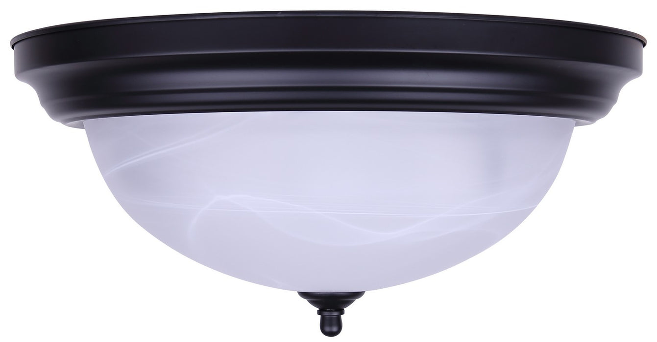 Canarm - IFM415MBK - Three Light Flush Mount - 41 Series - Matte Black