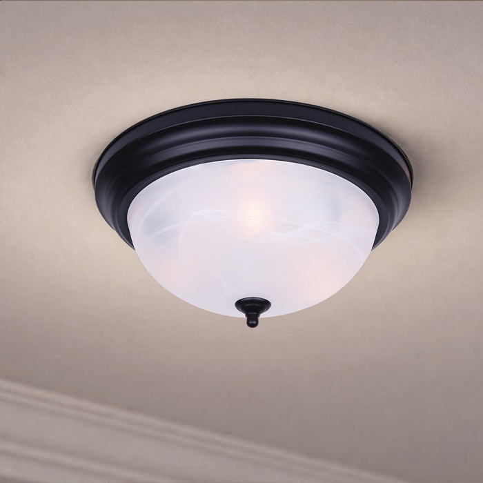Canarm - IFM415MBK - Three Light Flush Mount - 41 Series - Matte Black